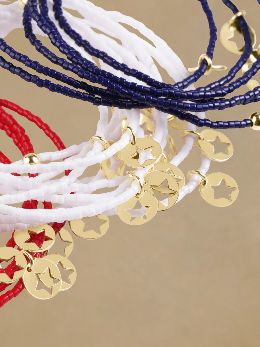 Enewton Hope Classic Bracelet - White - Star Small Gold Disc