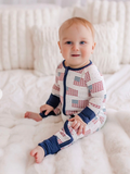 Bailey Baby Co. Lobster Flag Zippy Romper
