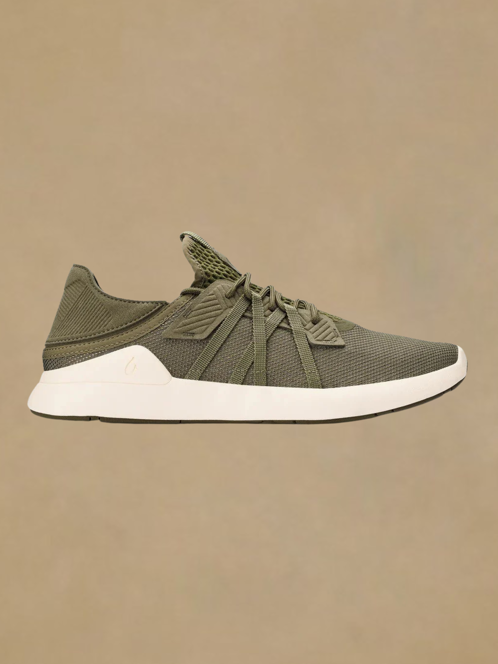 Olukai Holo Sneaker - Hunter Green/Off White