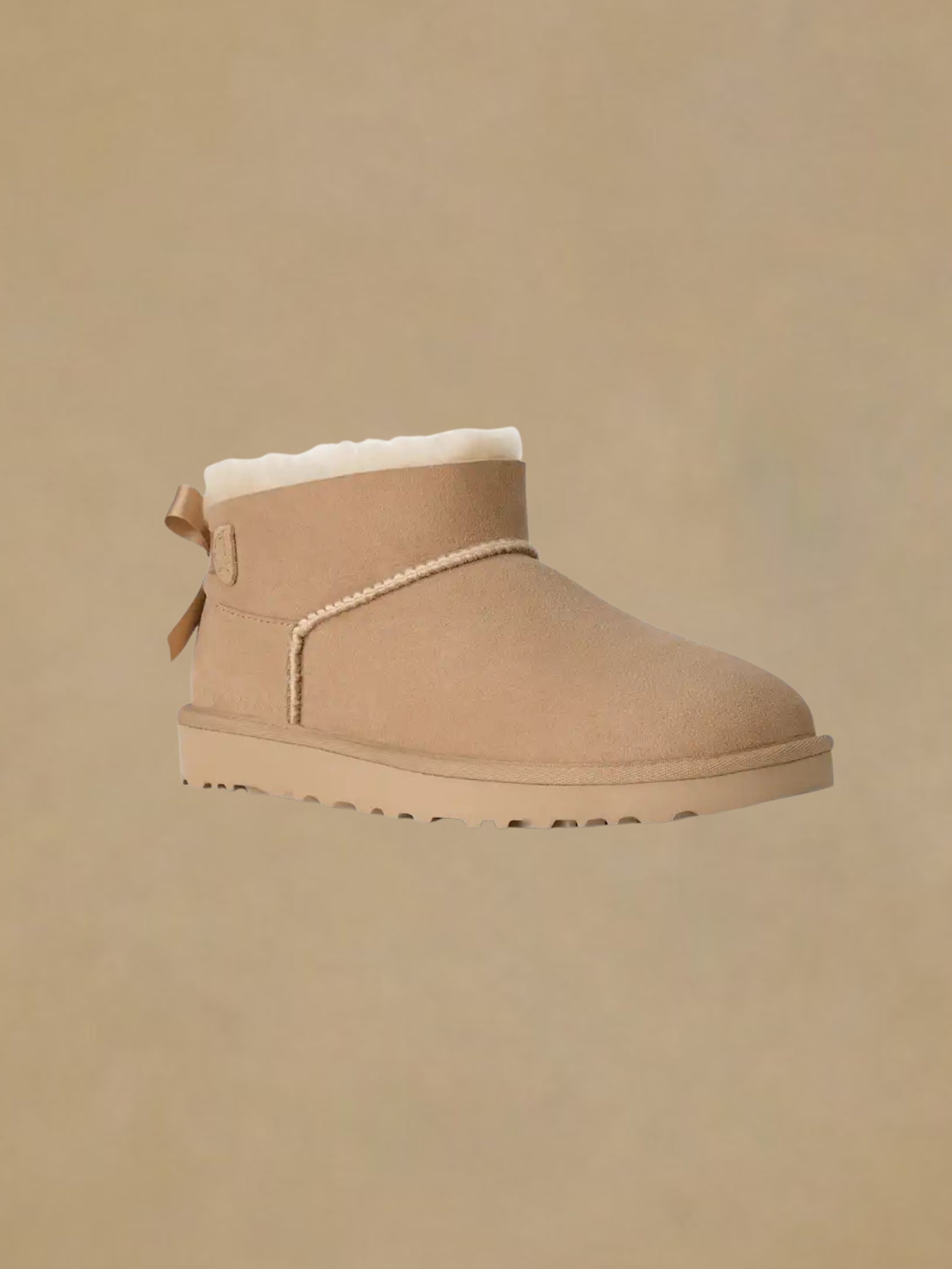Ugg Ultra Mini Bailey Bow - Sand
