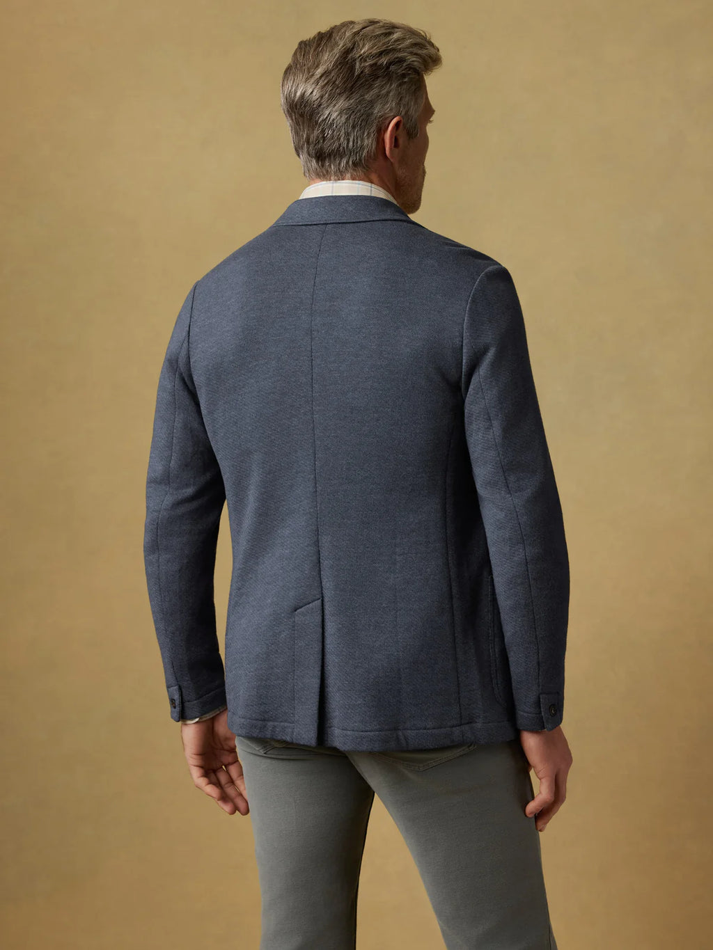 Faherty Inlet Knit Blazer - Deep Navy Melange