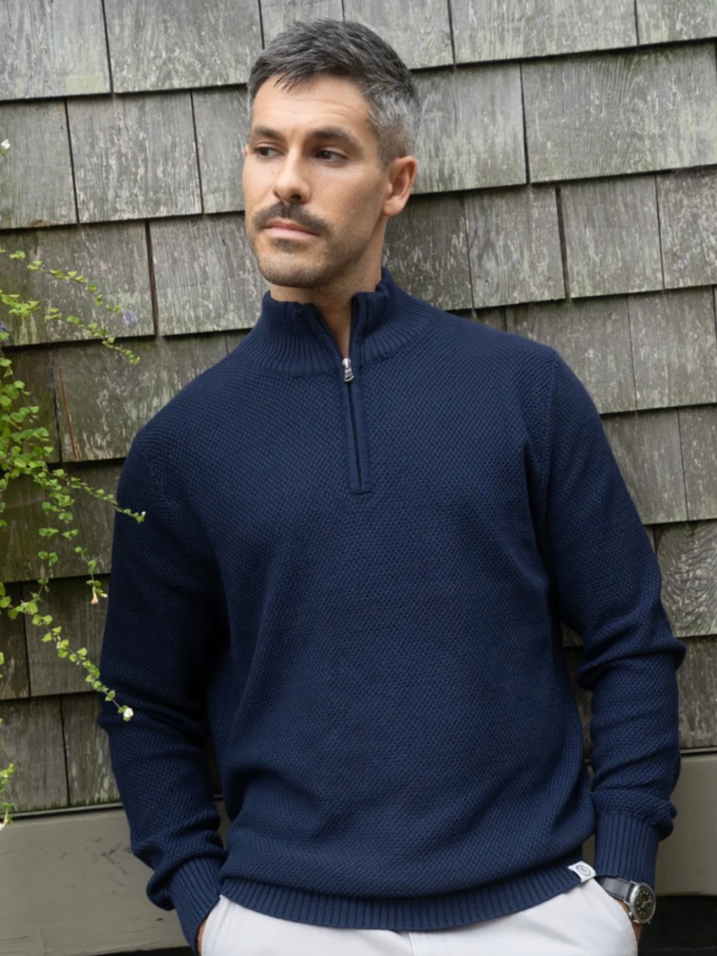 Long Wharf Madaket SeaWell® Quarter Zip - Navy