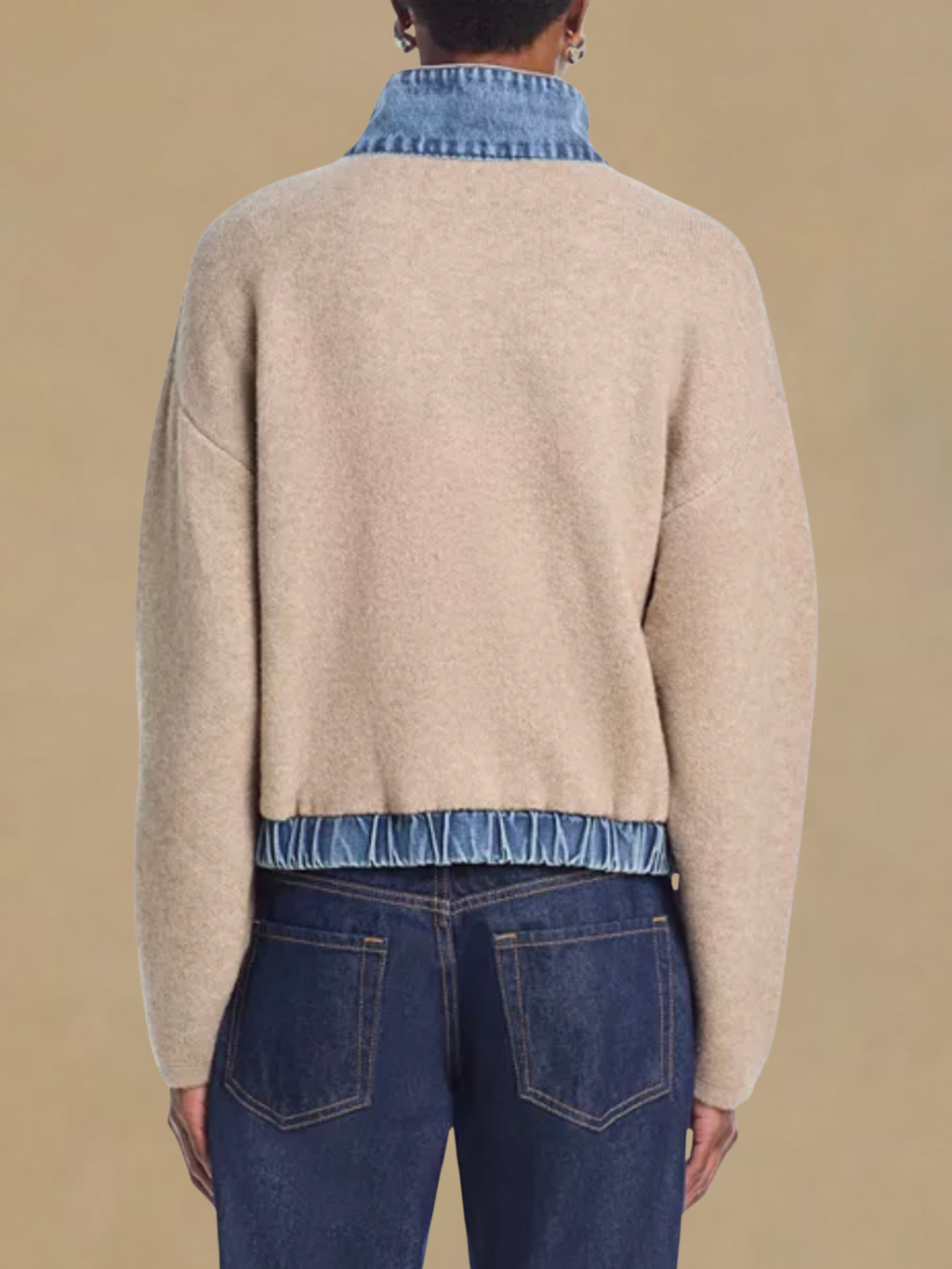 BlankNYC Sweater Bomber Jacket