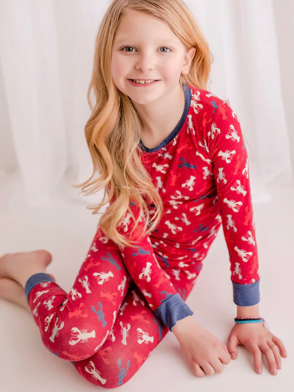 Bailey Baby Co. - Abel Maine Atlantic Lobster Two Piece Pajama Set