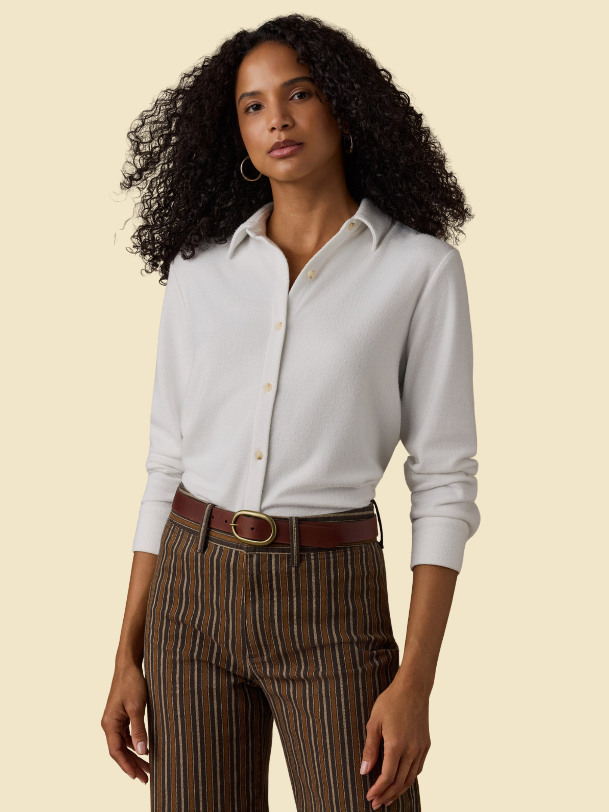 Faherty Legend Shirt - Pure White
