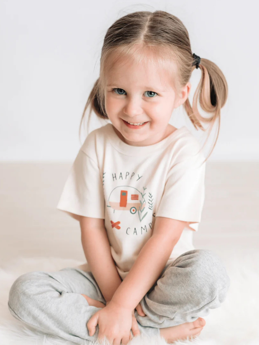Finn + Emma Happy Camper Onesie/Tee