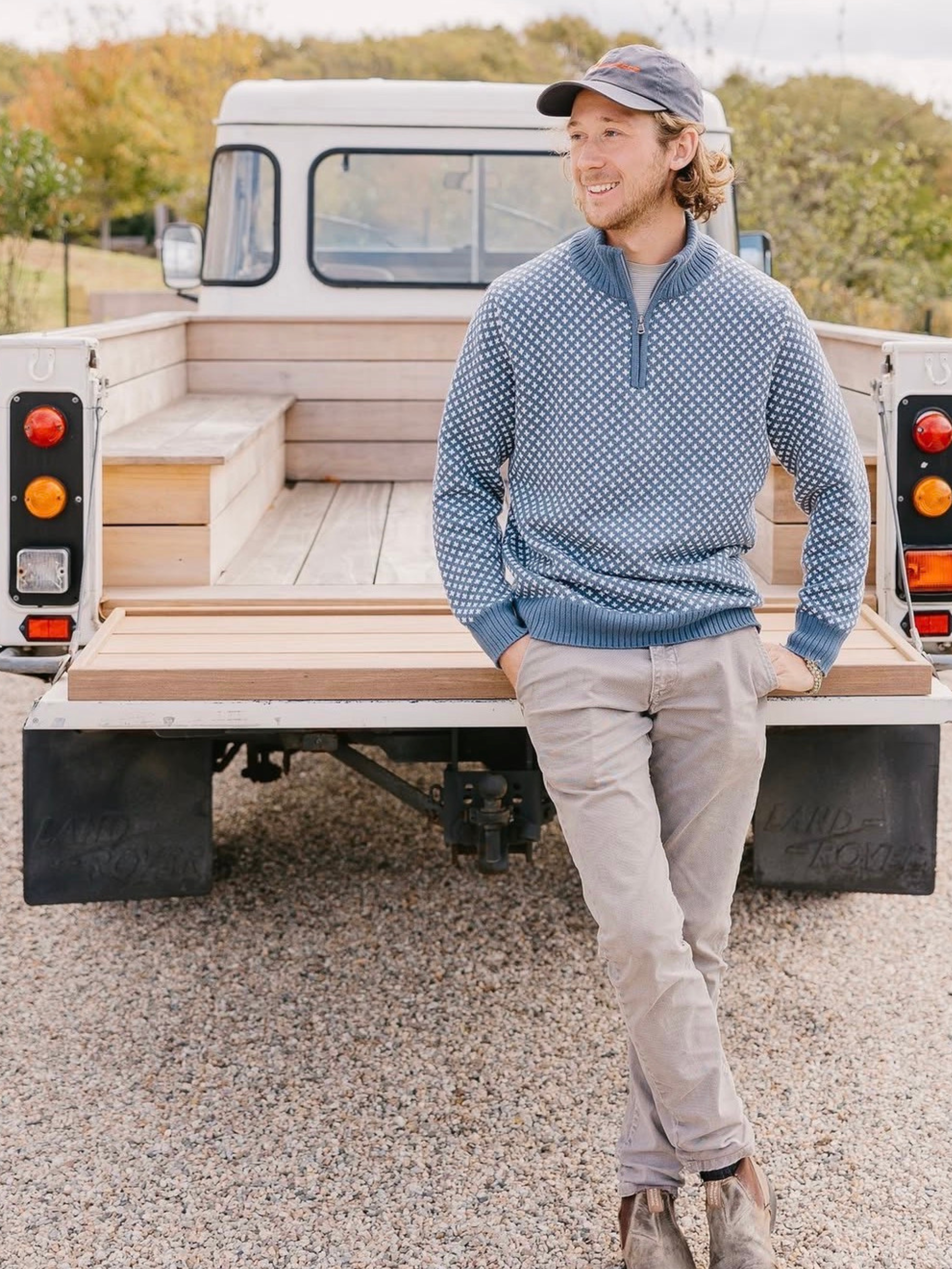 Long Wharf Supply SeaWell 1/4 Zip - Marine