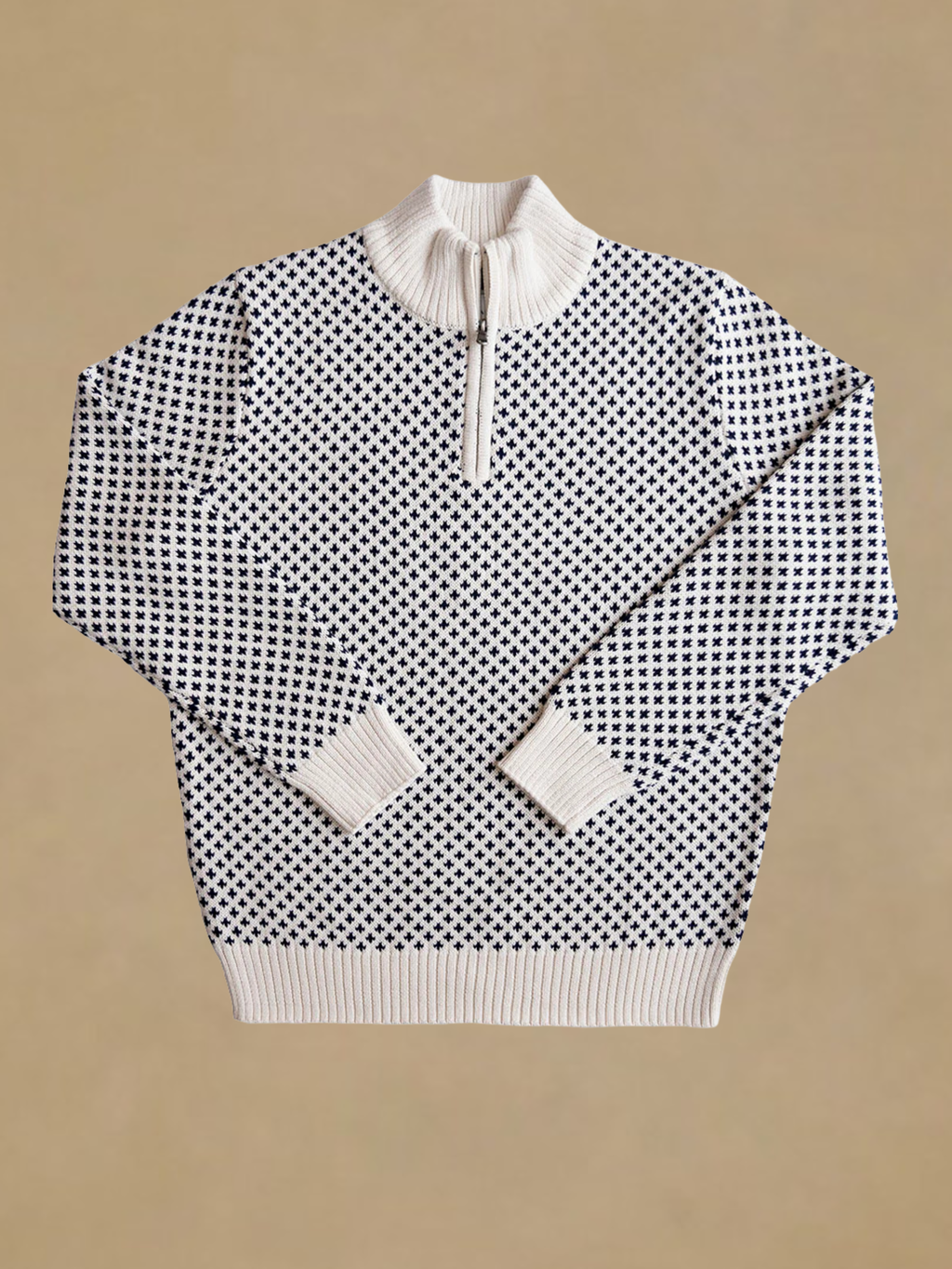 Long Wharf Supply SeaWell 1/4 Zip - Cream