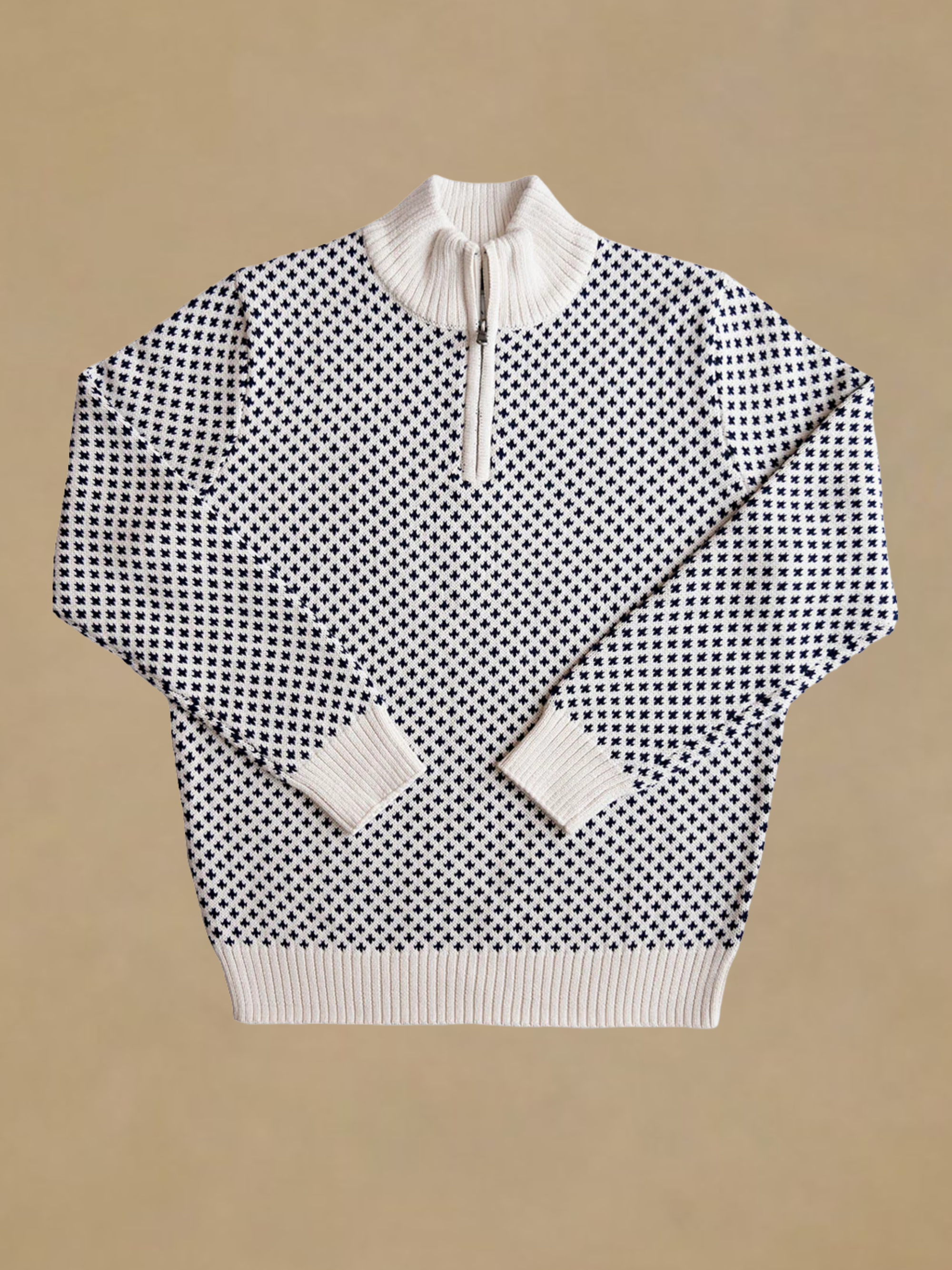 Long Wharf Supply SeaWell 1/4 Zip - Cream