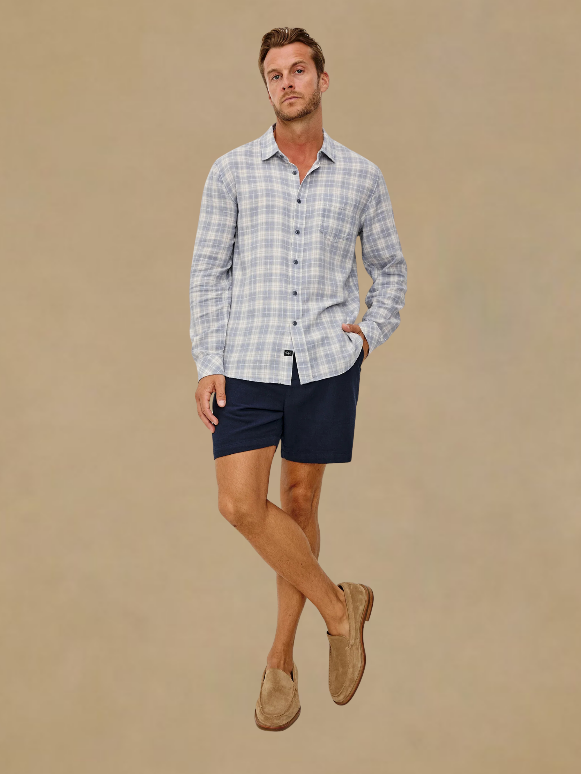 Rails Wyatt Shirt- Cloud Cream