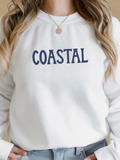 Coastal Sweatshirt - White/Navy