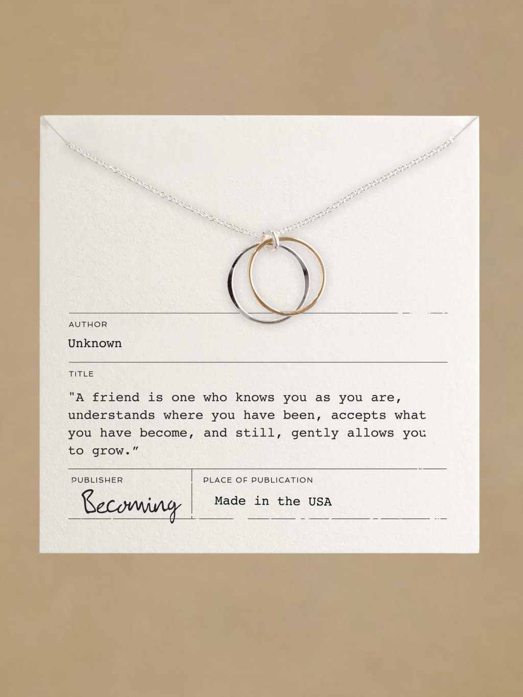 Becoming Friendship Circles Neclace