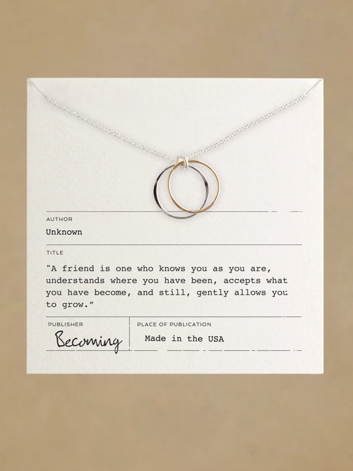Becoming Friendship Circles Neclace
