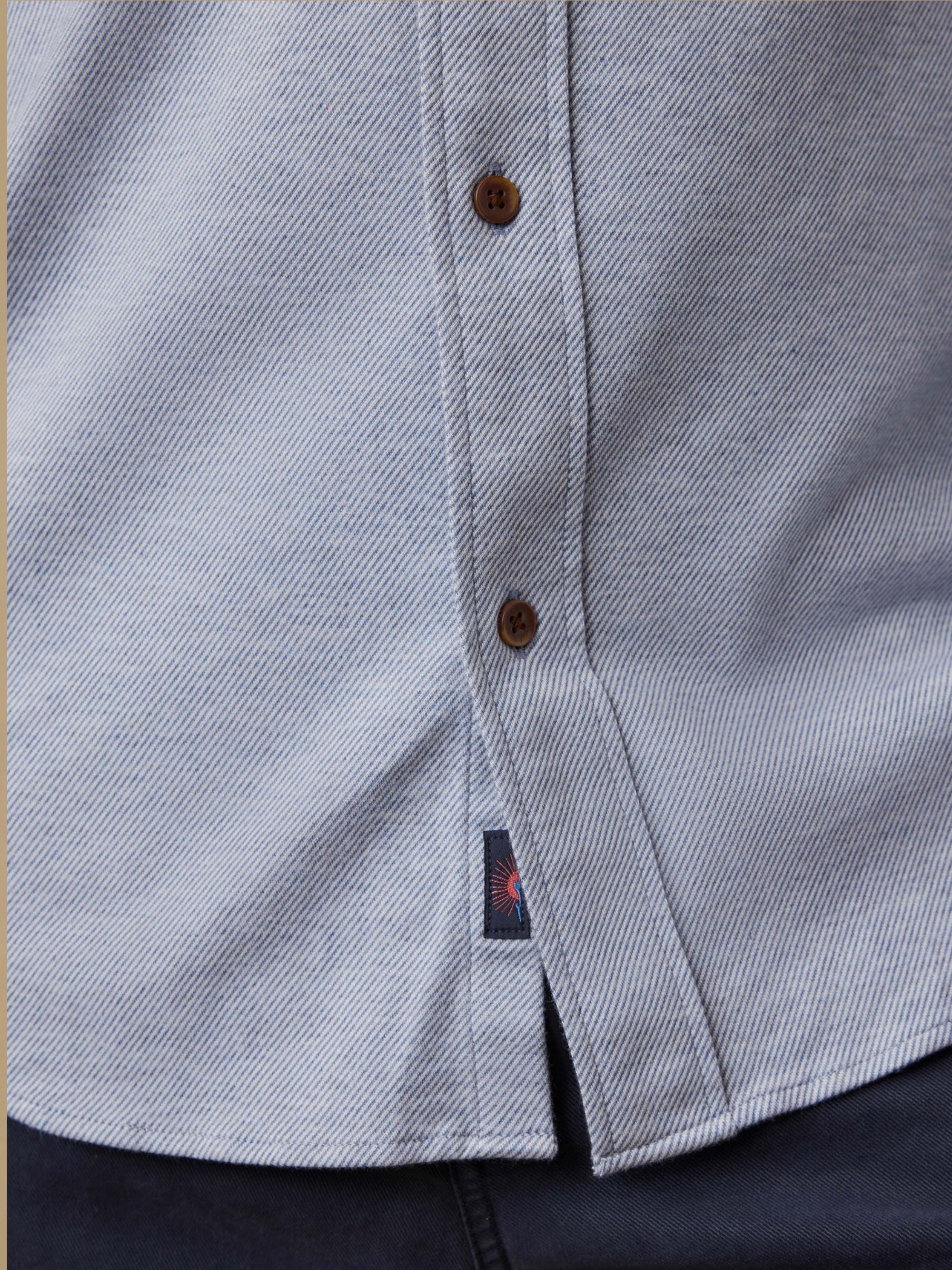 Faherty Coastline Knit Shirt - Oceanside Blue