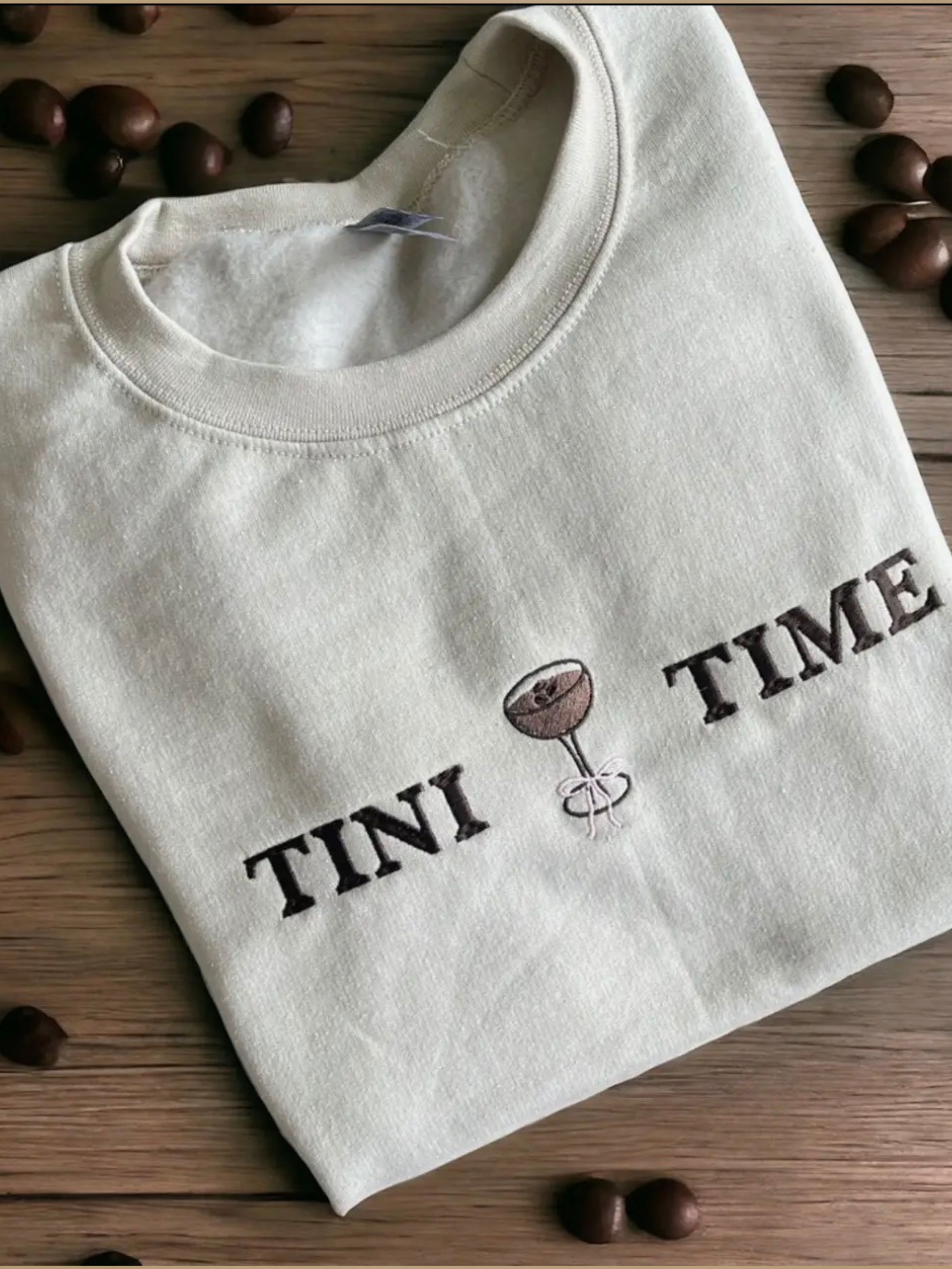 Tini Time Sweatshirt - White