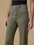Faherty Stretch Terry Patch Pant - Island Olive