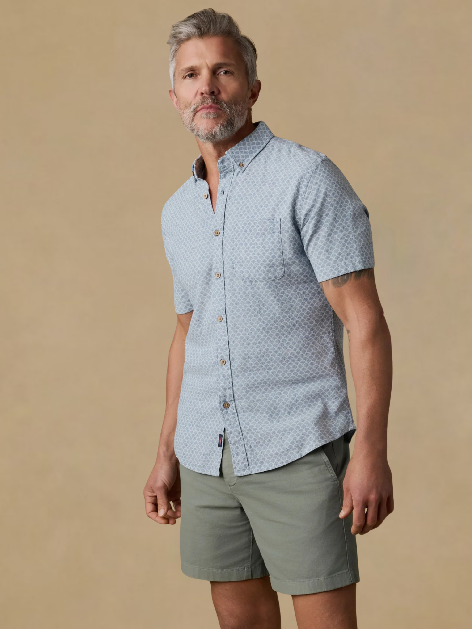 Faherty Breeze Shirt - Fishscale Redux