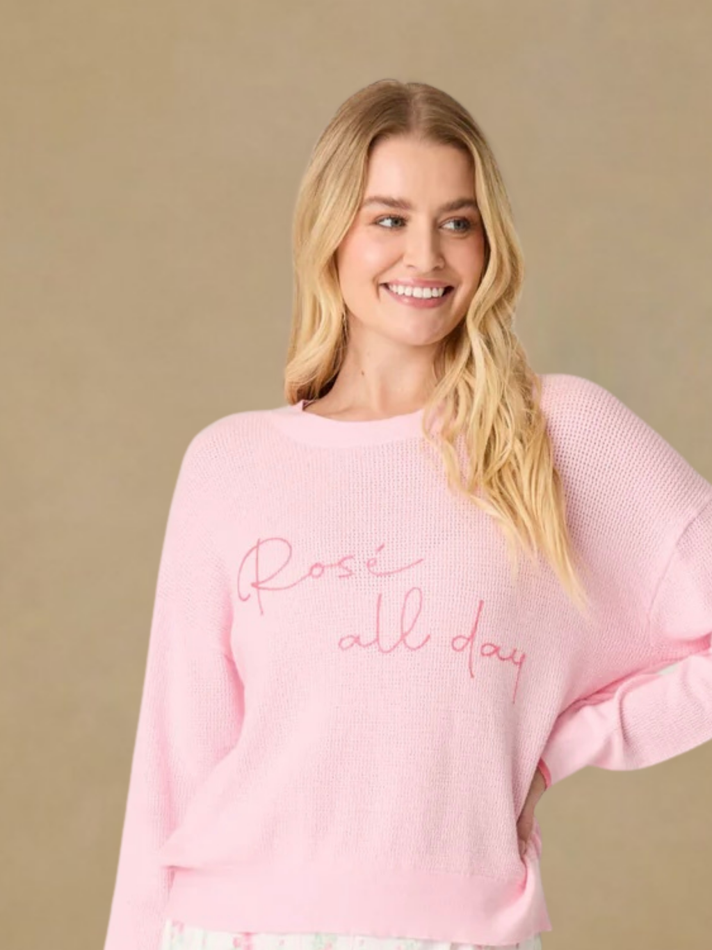 PJ Salvage Rose’ All Day Lightweight Sweater