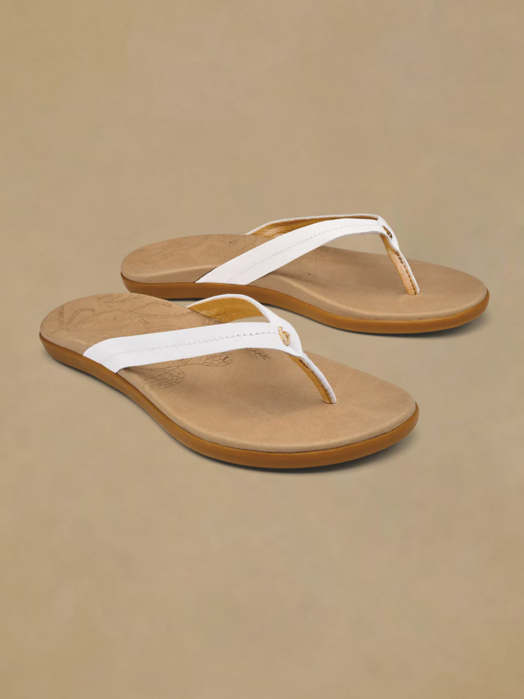 Olukai Honu - White/Sand