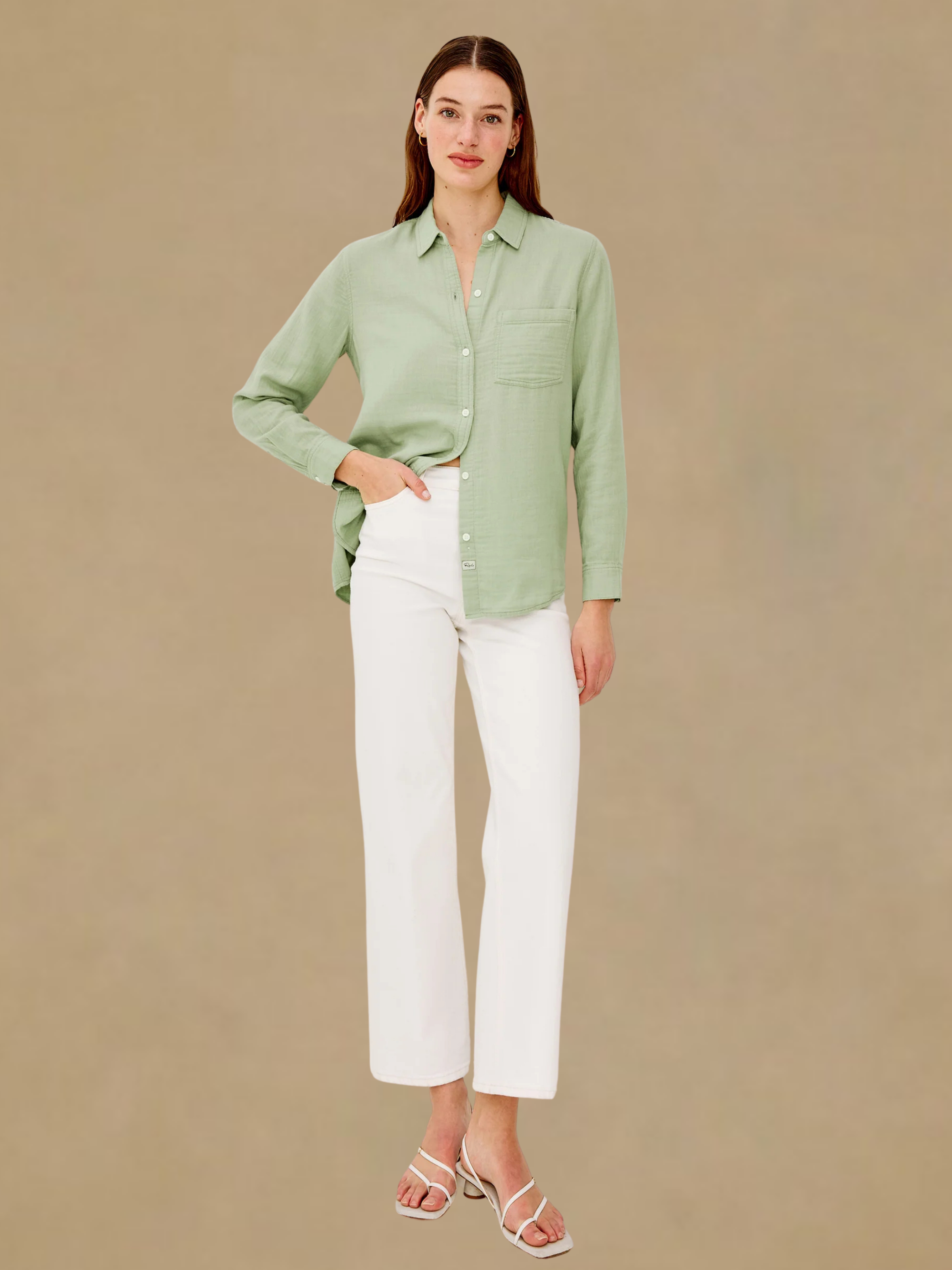 Rails Freeman Shirt - Vintage Sage