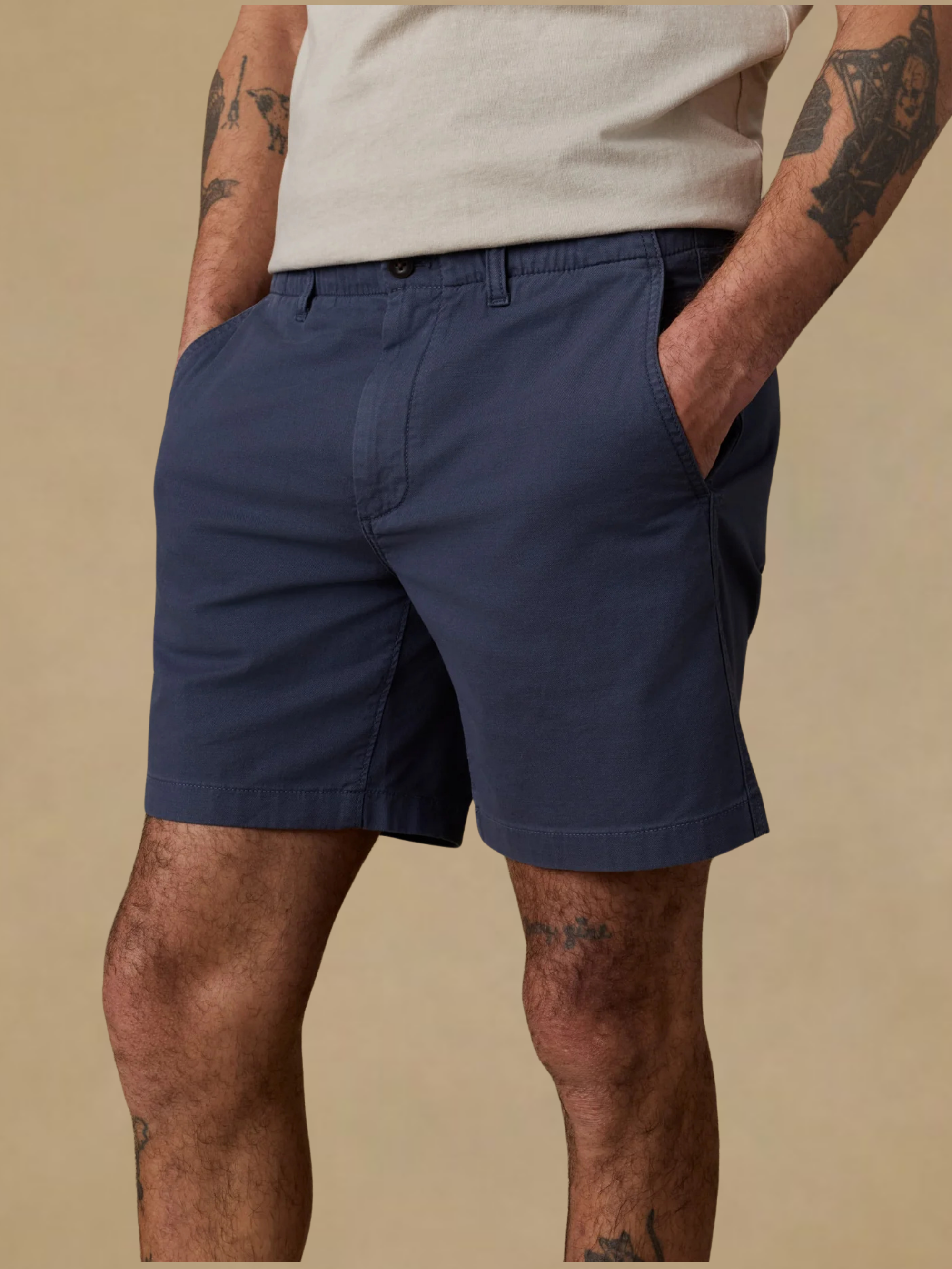 Faherty Reserve Chino Short - Blue Nights
