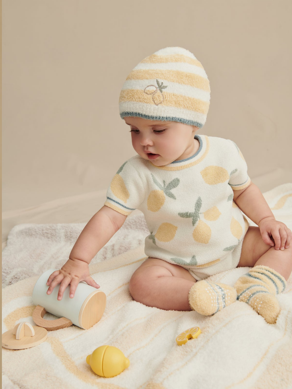 Barefoot Dreams CozyChic Ultra Lite Lemon Onesie
