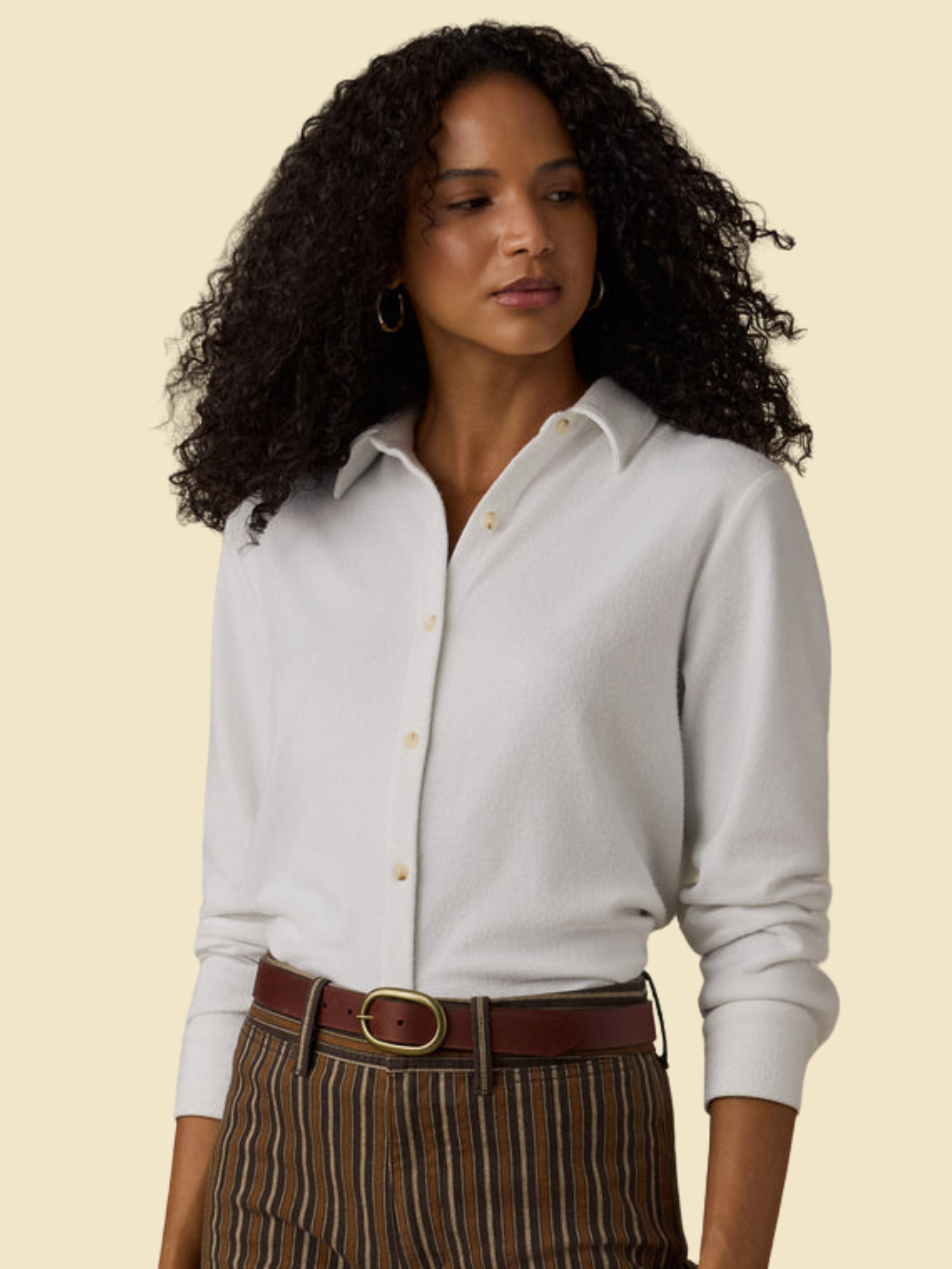 Faherty Legend Shirt - Pure White