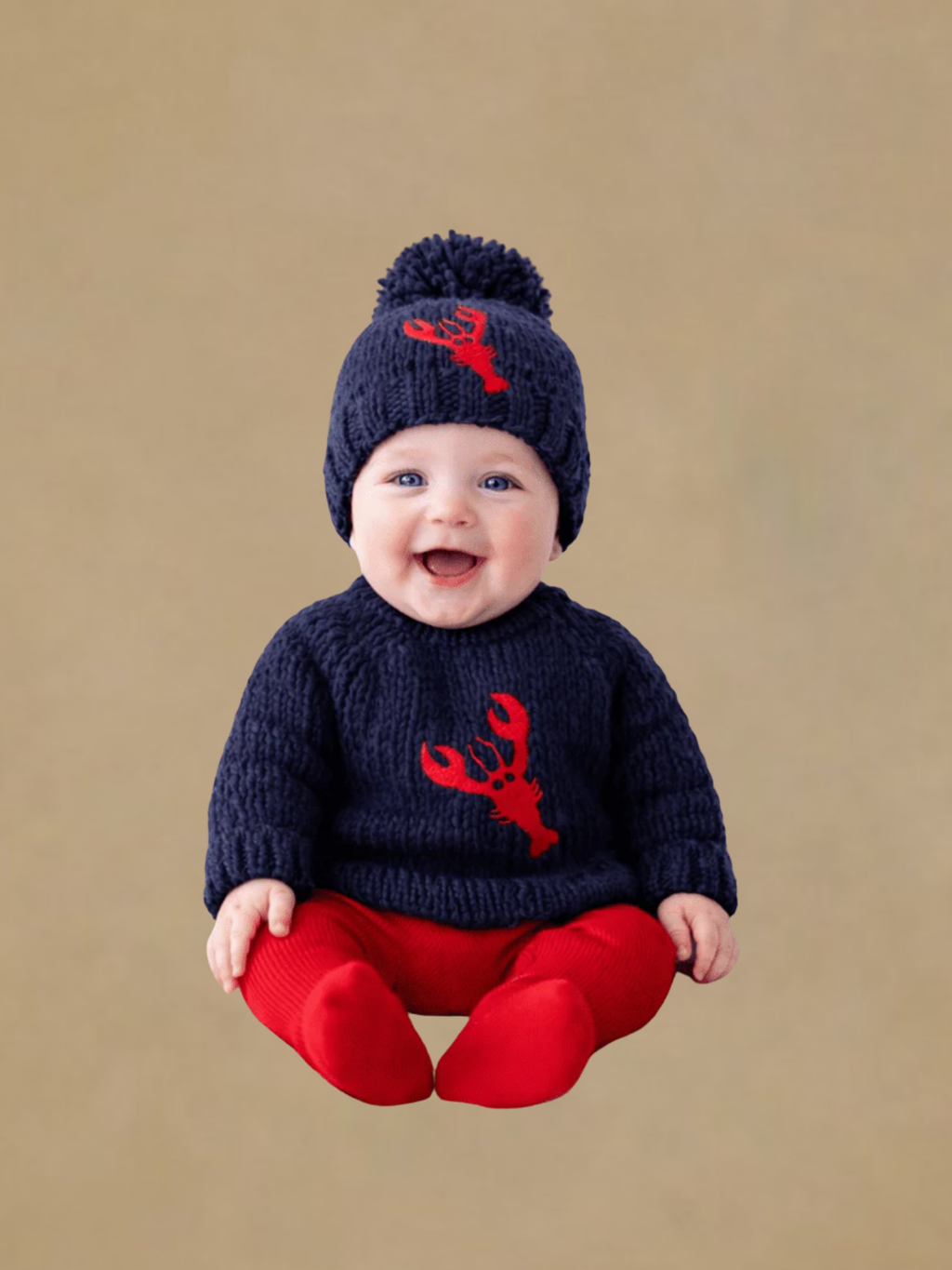 Hugalugs Lobster Sweater - Navy