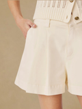 Splendid Natasha Trouser Short - Cream