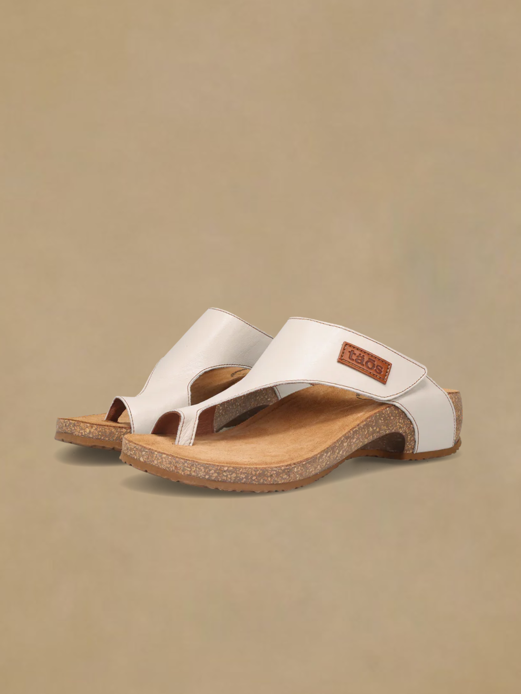 Taos Loop Leather Sandal  - Off White