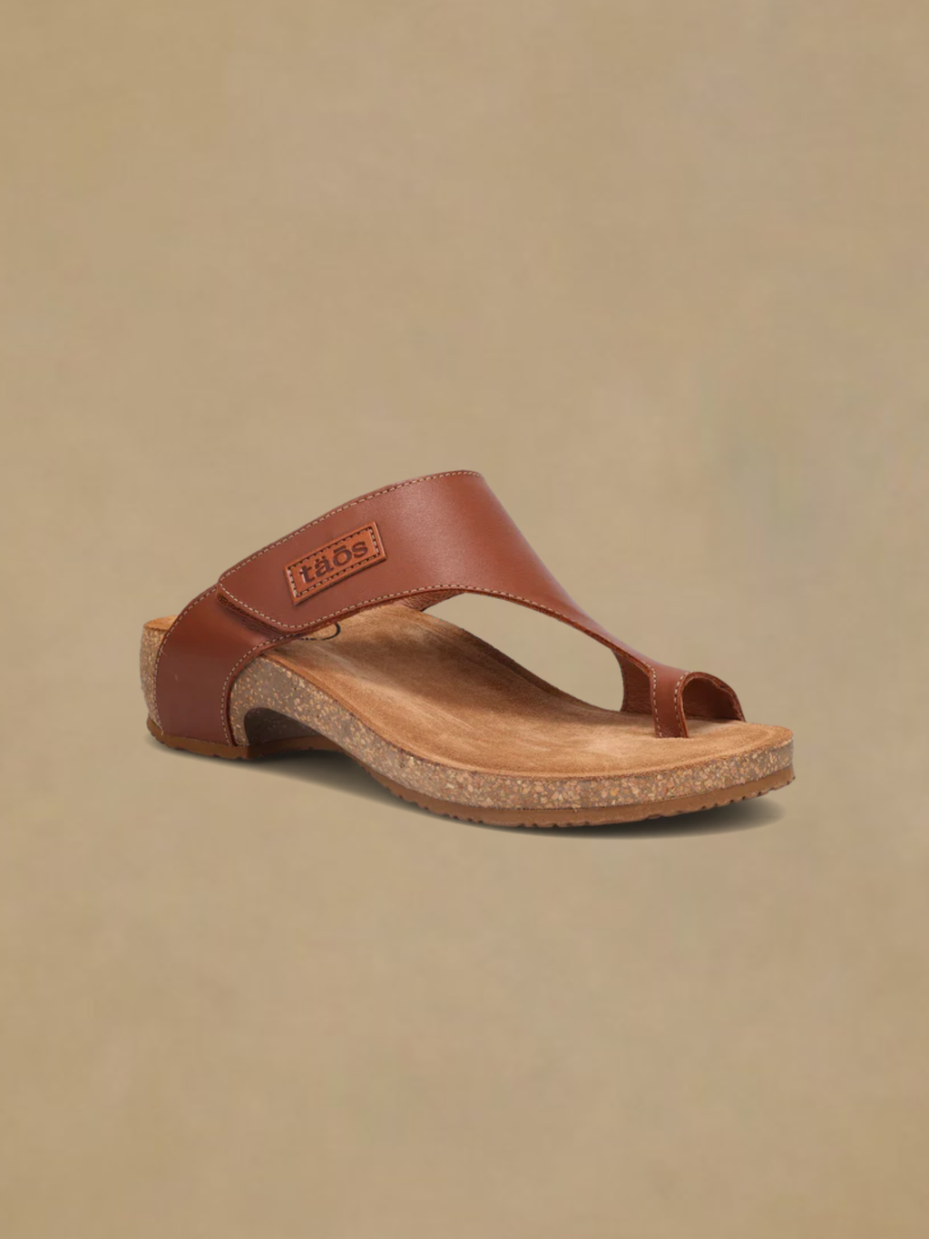 Taos Loop Leather Sandal - Brandy