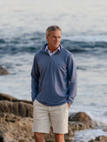 True Grit French Terry Pullover - Blue