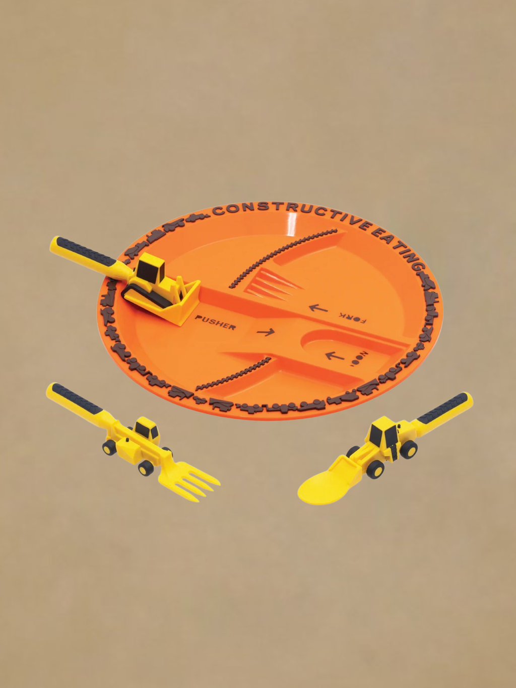 Construction Utensil & Plate Combo