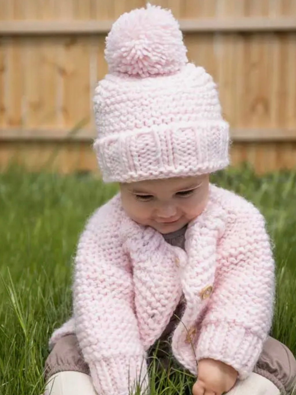 Huggalugs Blush Cardigan Sweater