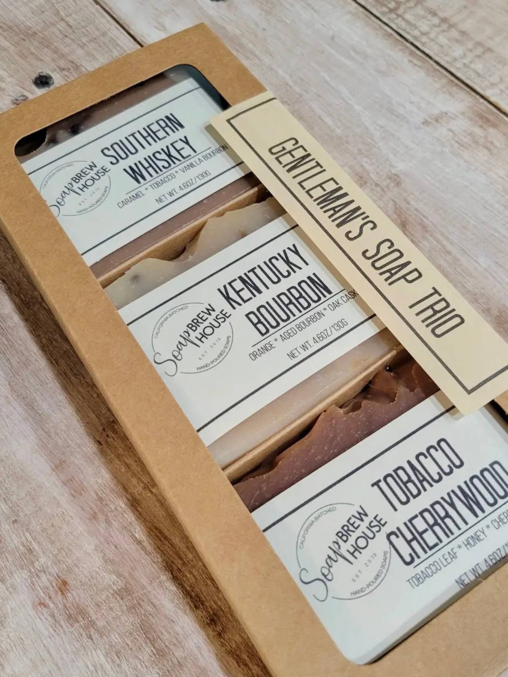 Gentlemen’s Soap Trio Gift Set