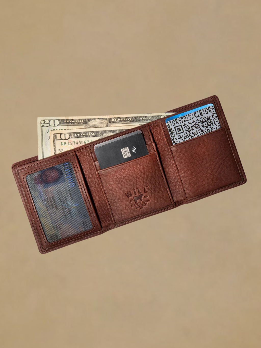 Will Classic Trifold - Cognac