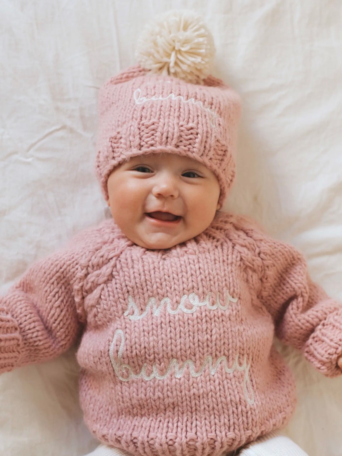 Huggalugs Snow Bunny Rosy Crew