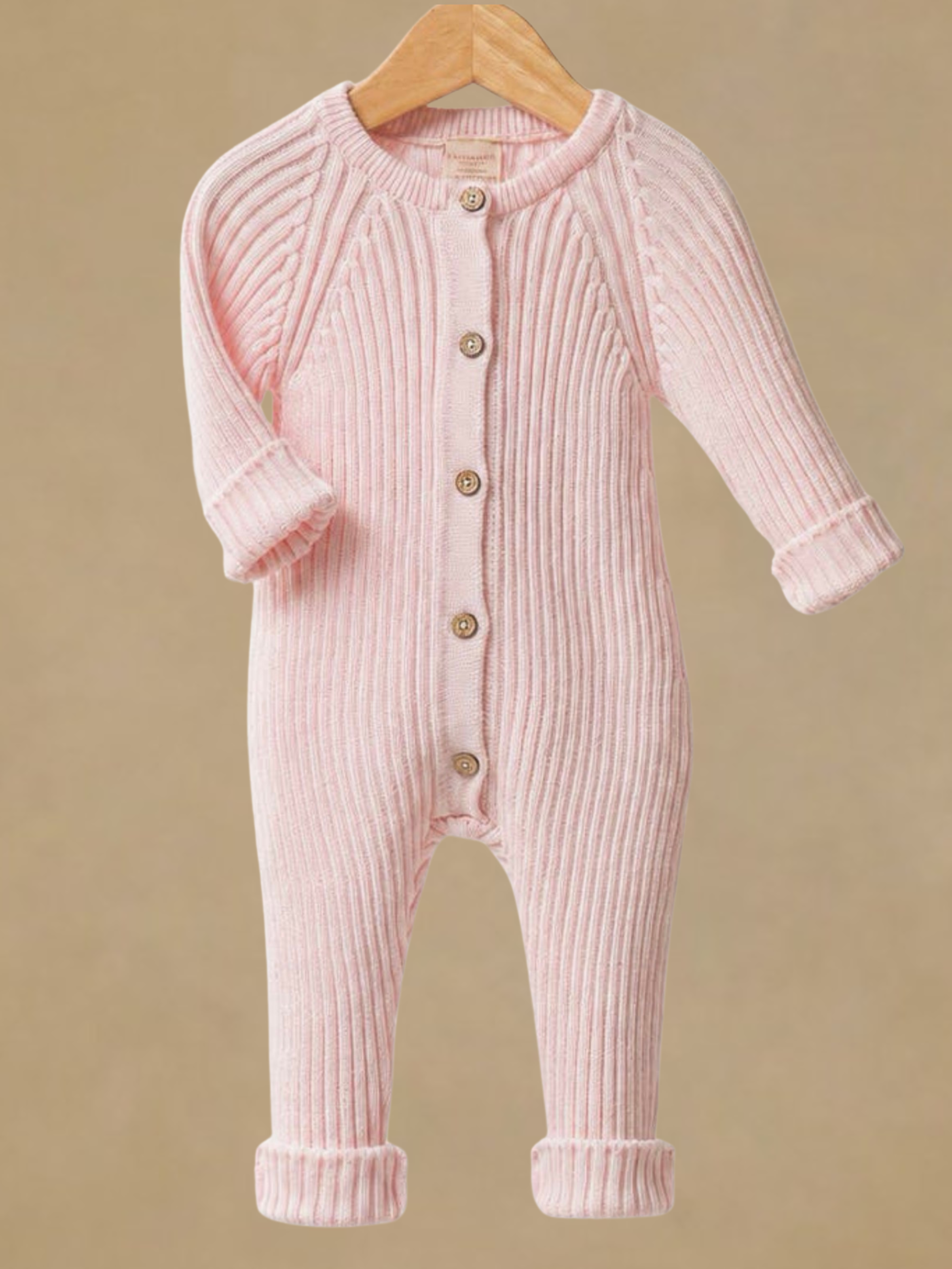 Rubbed Organic Cotton Romper