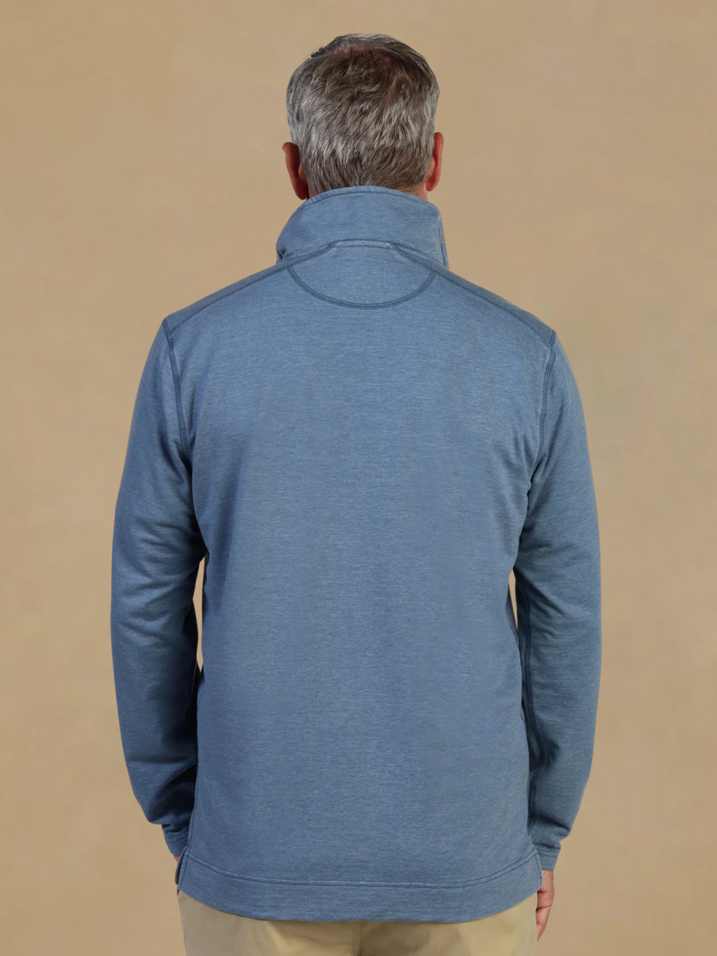 True Grit French Terry Pullover - Blue