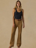 Faherty Stretch Terry Patch Pocket Pant - Elk Brown