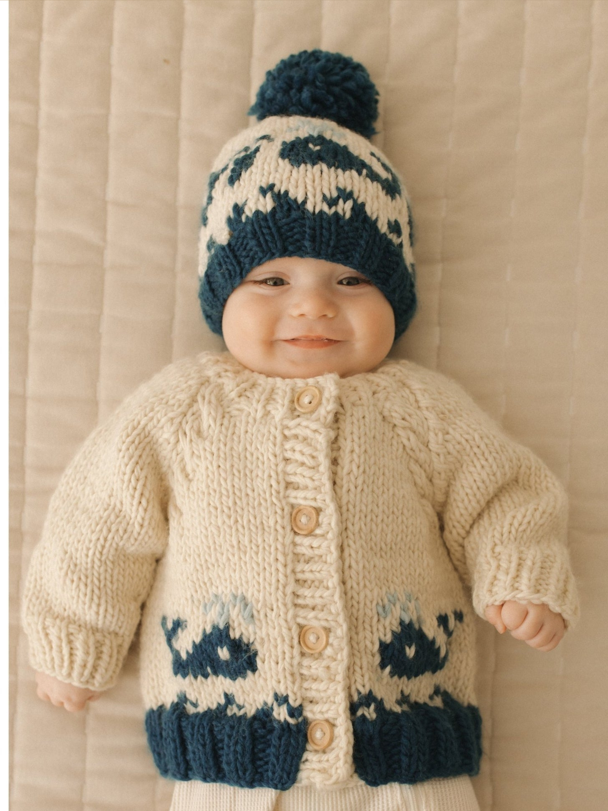 Huggalugs Whale Beanie Hat