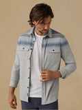 Faherty Legend Shirt - River Stone Ombre