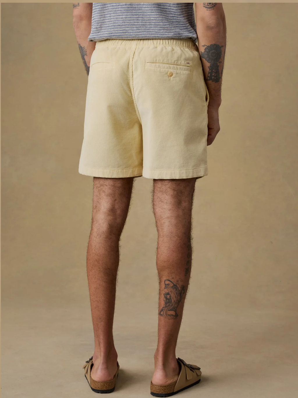 Faherty Essential Corduroy Short- Faded Sun