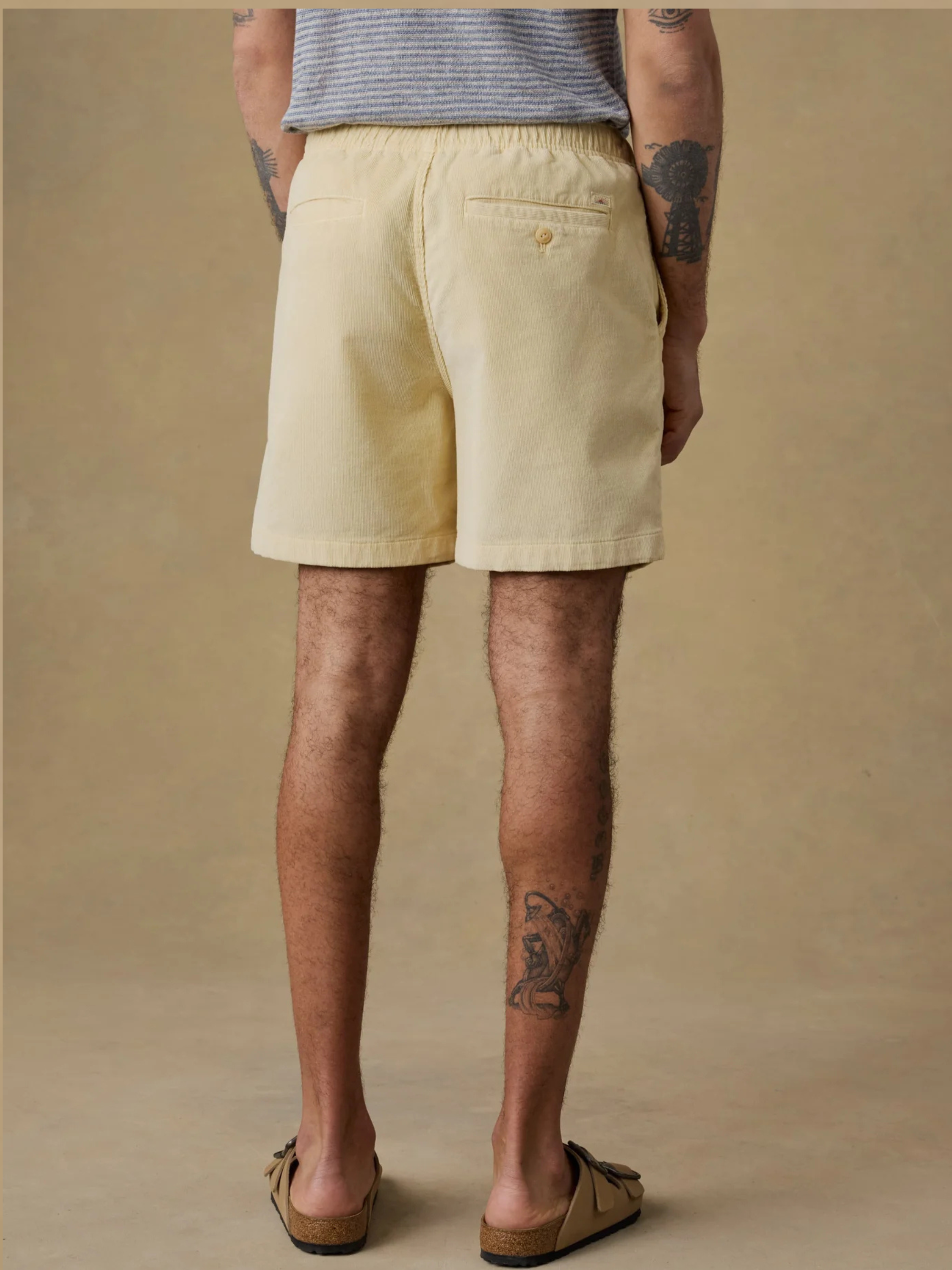 Faherty Essential Corduroy Short- Faded Sun