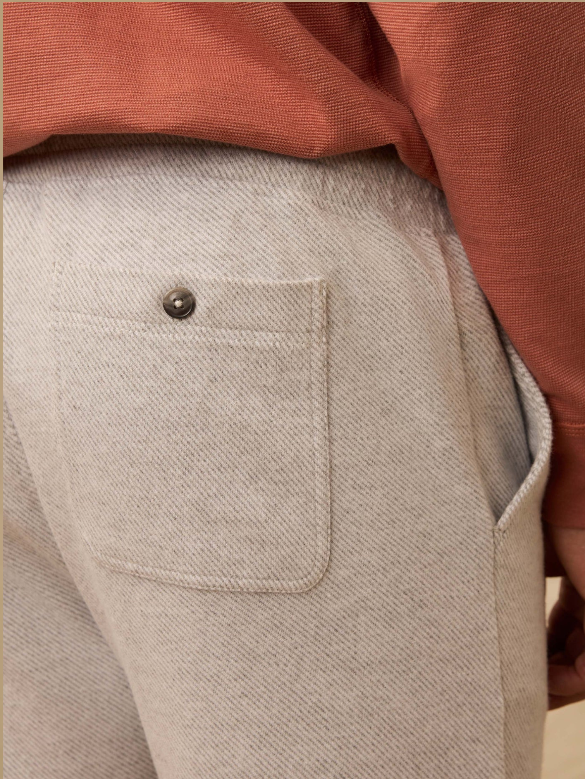 Faherty Legend Sweatpant - Light Heather Grey