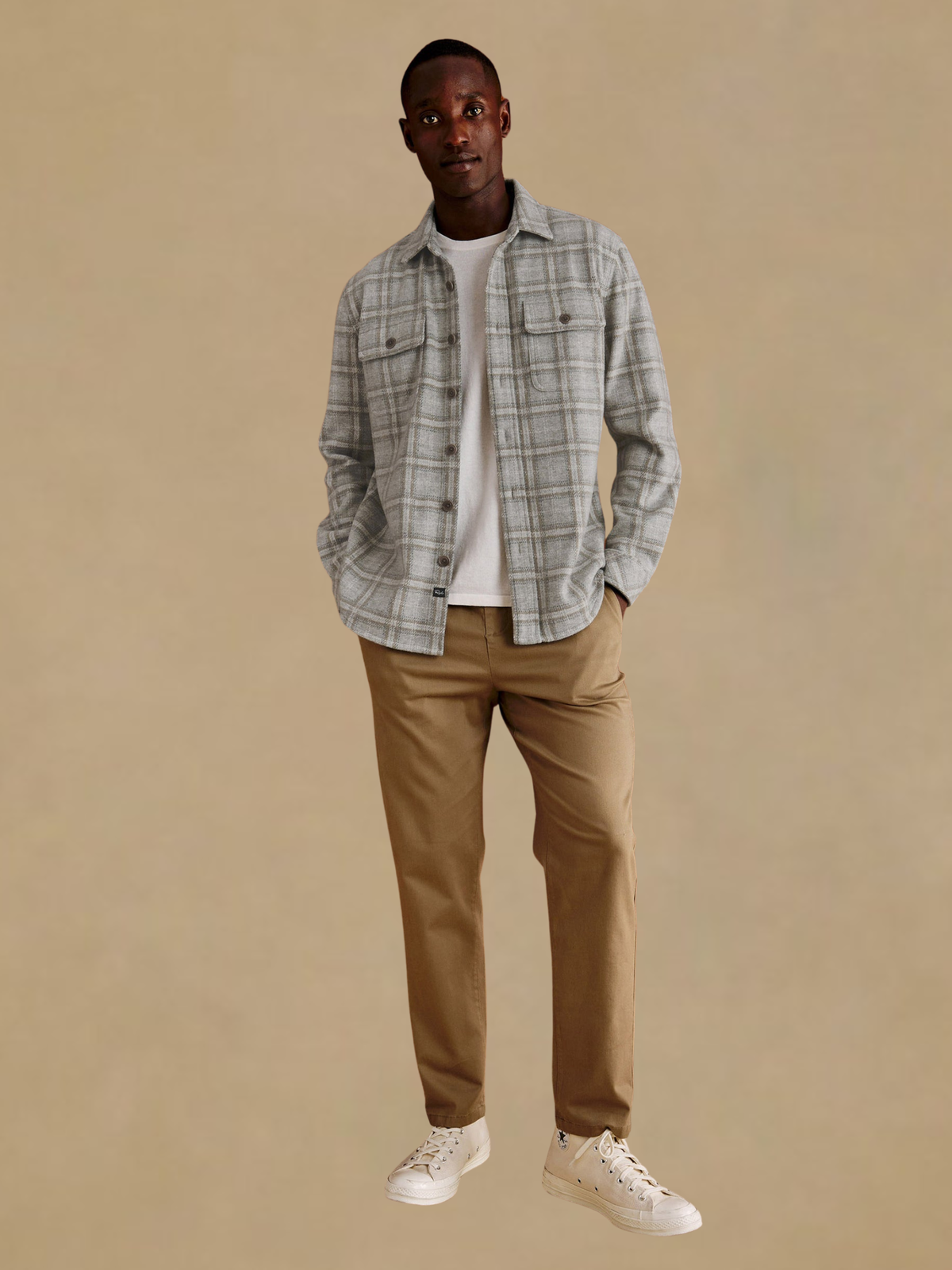 Rails Alder Overshirt - Quarry Mist Heather