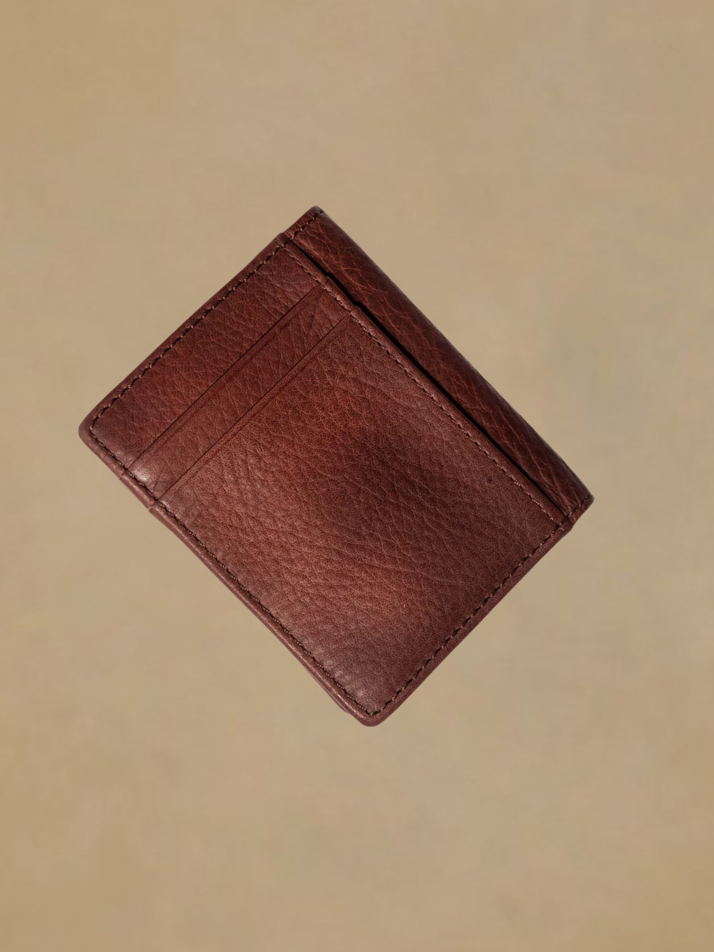 Will Money Clip Front Pocket - Cognac