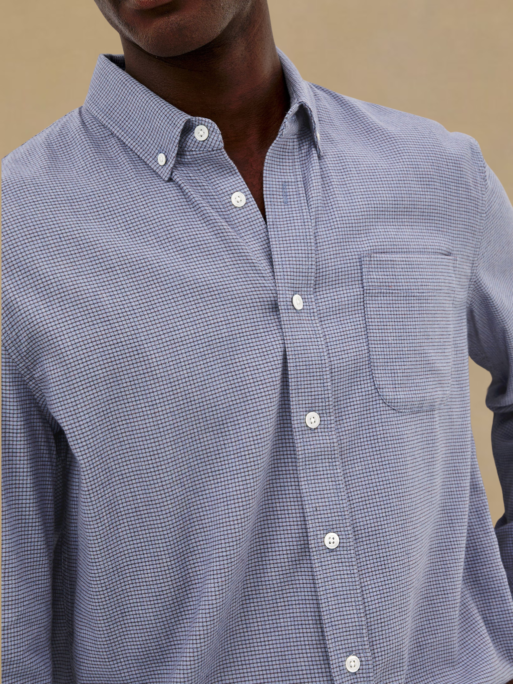 Rails Vance Blue Heather Grid