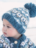 Huggalugs Fairisle Slate Beanie Hat