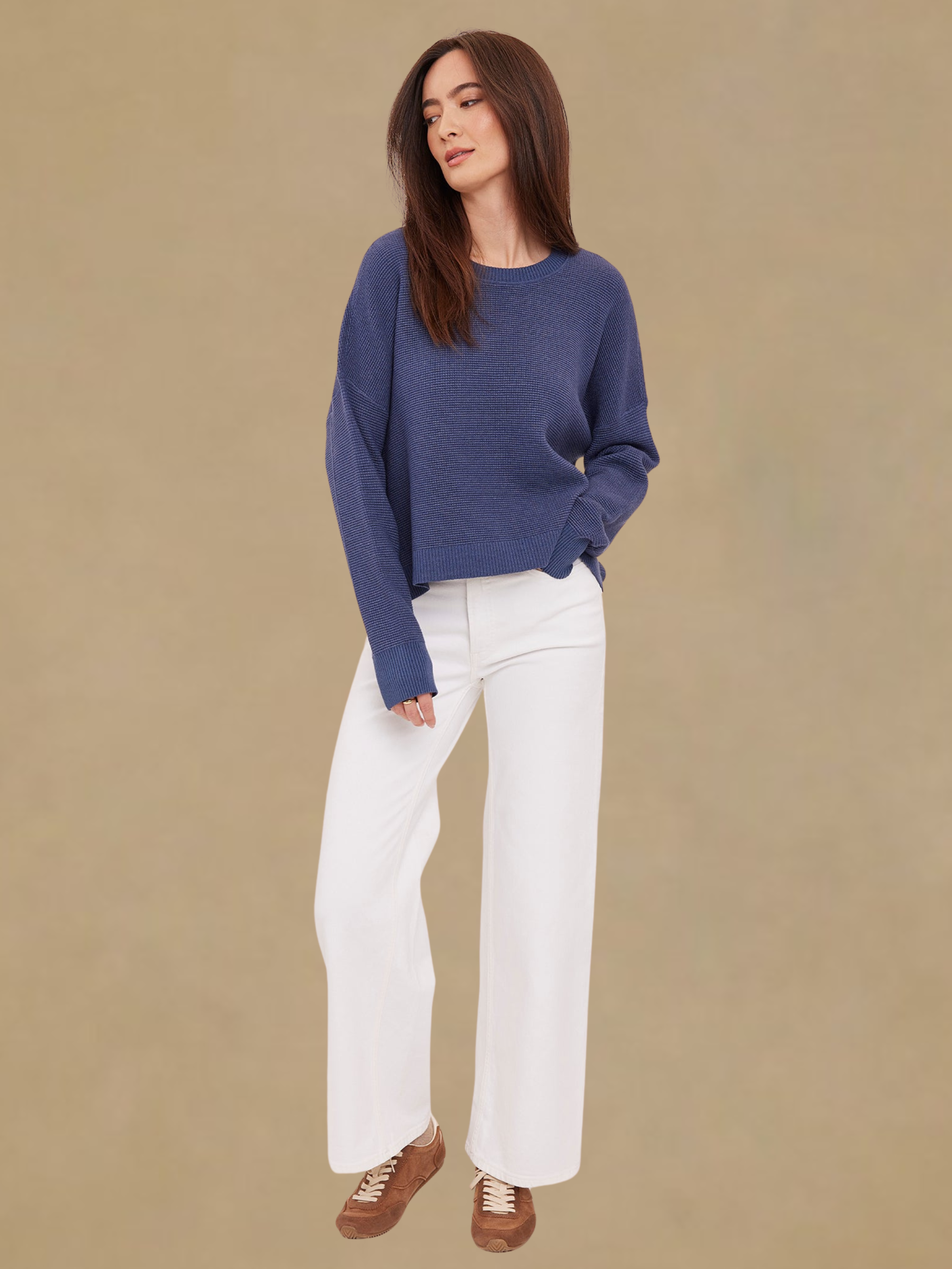 Gentle Fawn Axel Pullover Sweater - Heather Navy